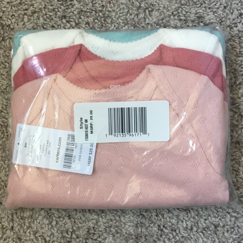 NWT Carter’s Long Sleeved Onesies